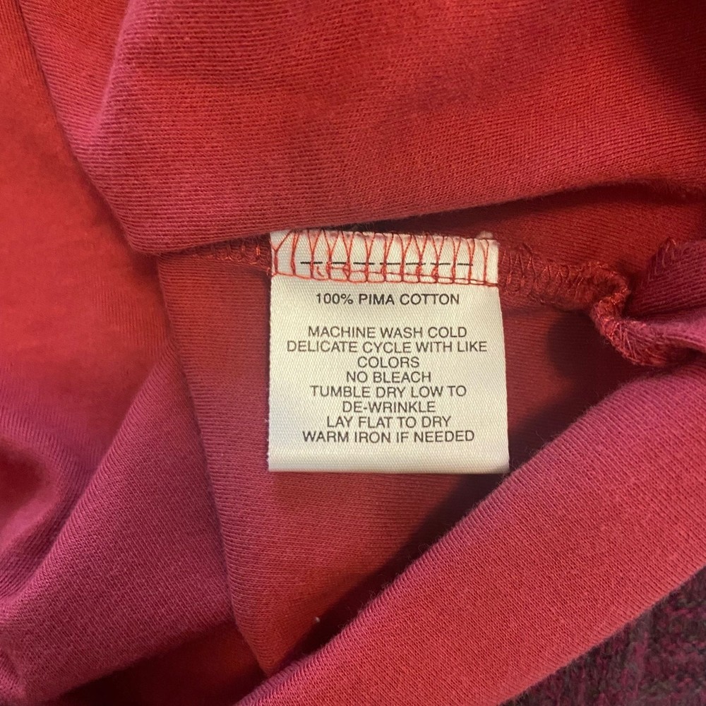 Robert Barakett Basic Minimal Red Orange Tee Sz Xl - image 5